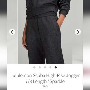 Nwt Lululemon Scuba HR Jogger Spark Size 6